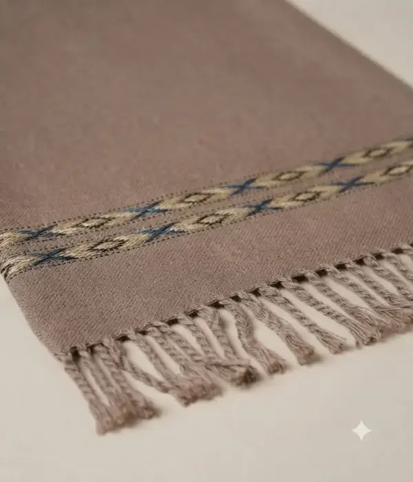 5. Gents Designer - Shawl - Embroidered - Wool - Des - 02